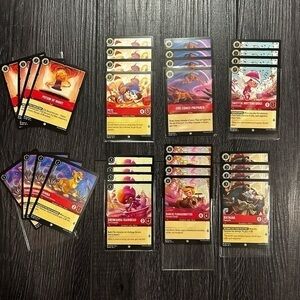 Disney Lorcana ruby play set x8